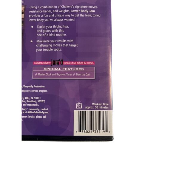 Turbo Jam Lower Body Jam 2007 DVD Workout Fitness Routine Beachbody New Sealed - Picture 3 of 3